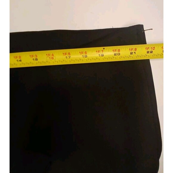 Good American Sz 4X Scuba Pull-on Straight Black Trouser Pants w Zip Hem NWOT - Picture 11 of 15